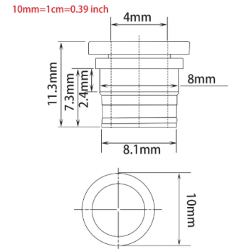 Fitting for BMG extruder