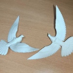 Пара горлиць із фільму Один вдома (голуби)